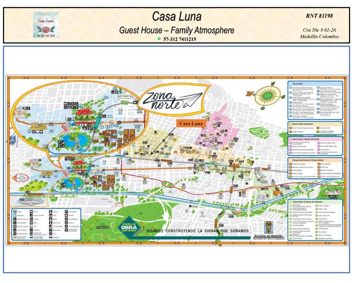 Casa Luna -Estrategica Ubicacion- Medellín Kültér fotó