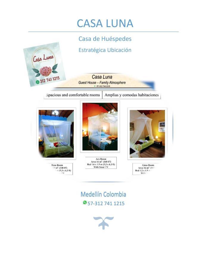 Casa Luna -Estrategica Ubicacion- Medellín Kültér fotó